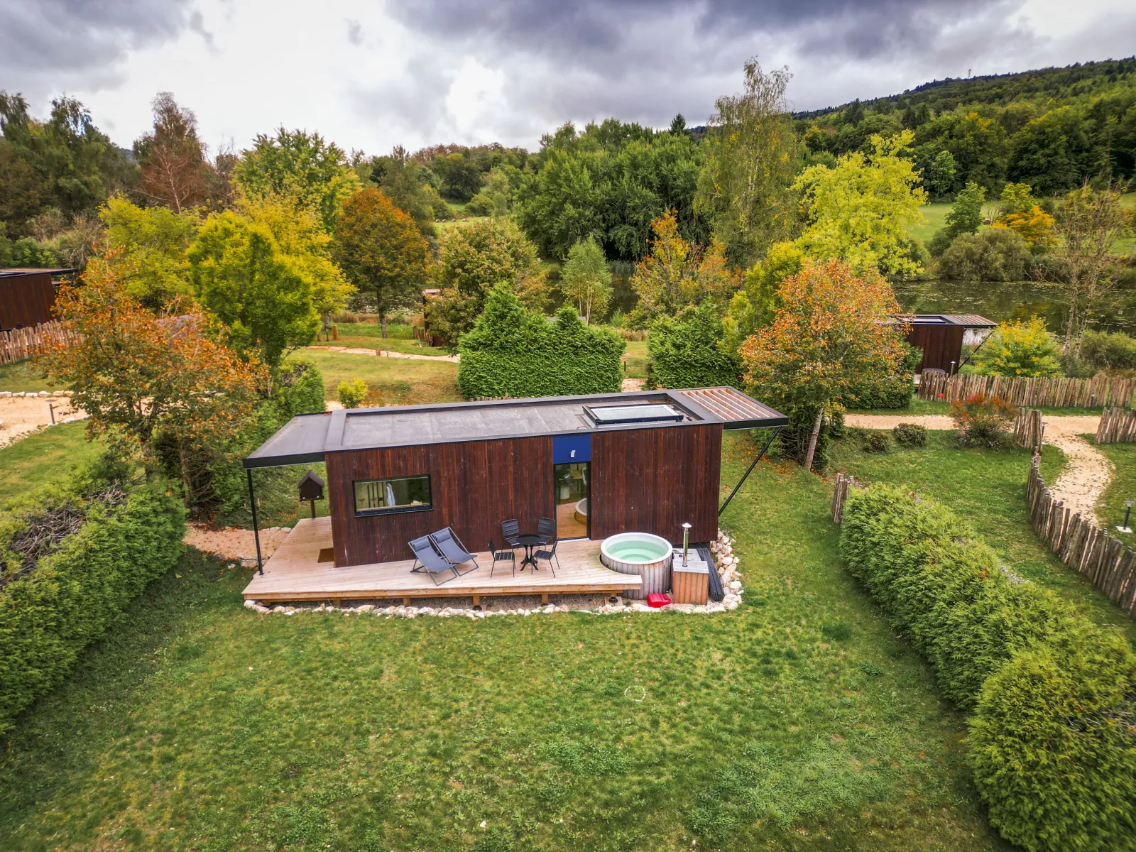 Lodge Tribu de la Rive Étoilée, cabane au sol à Plateau d'Hauteville
