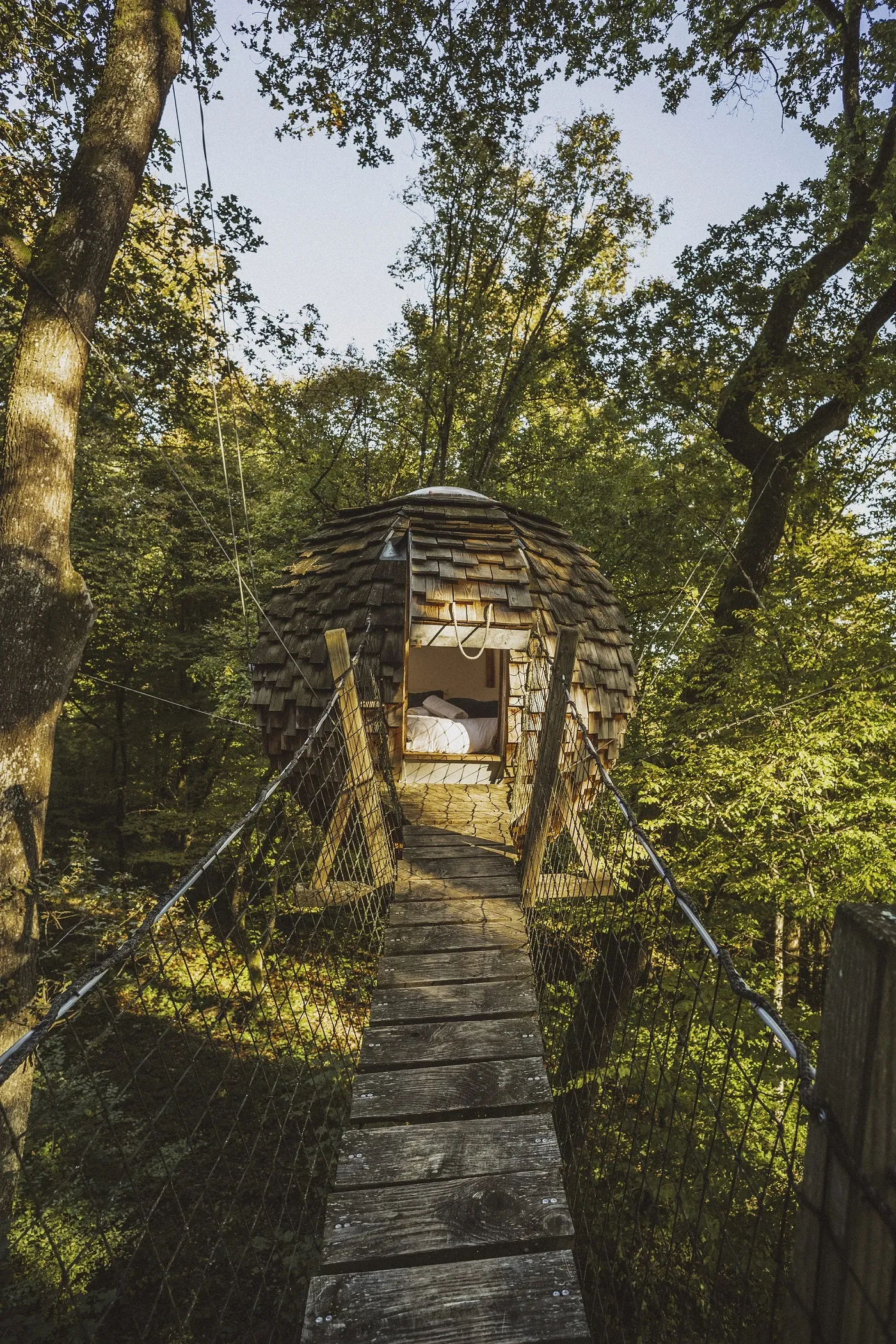 Lov'Nid Spa Nuage, cabane dans les arbres à Joncherey