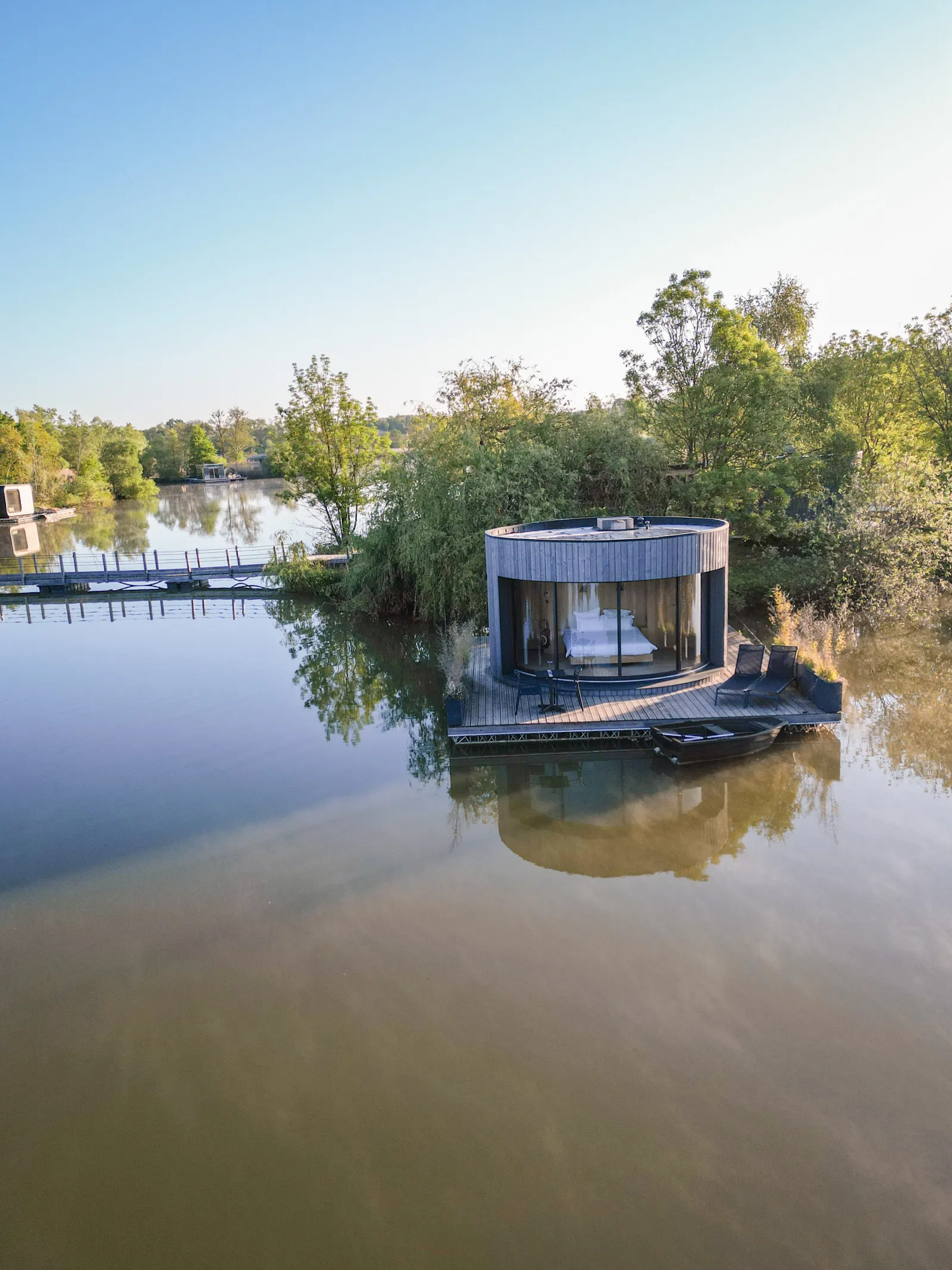 Lumipod flottant à Bâgé-Dommartin, photo 5