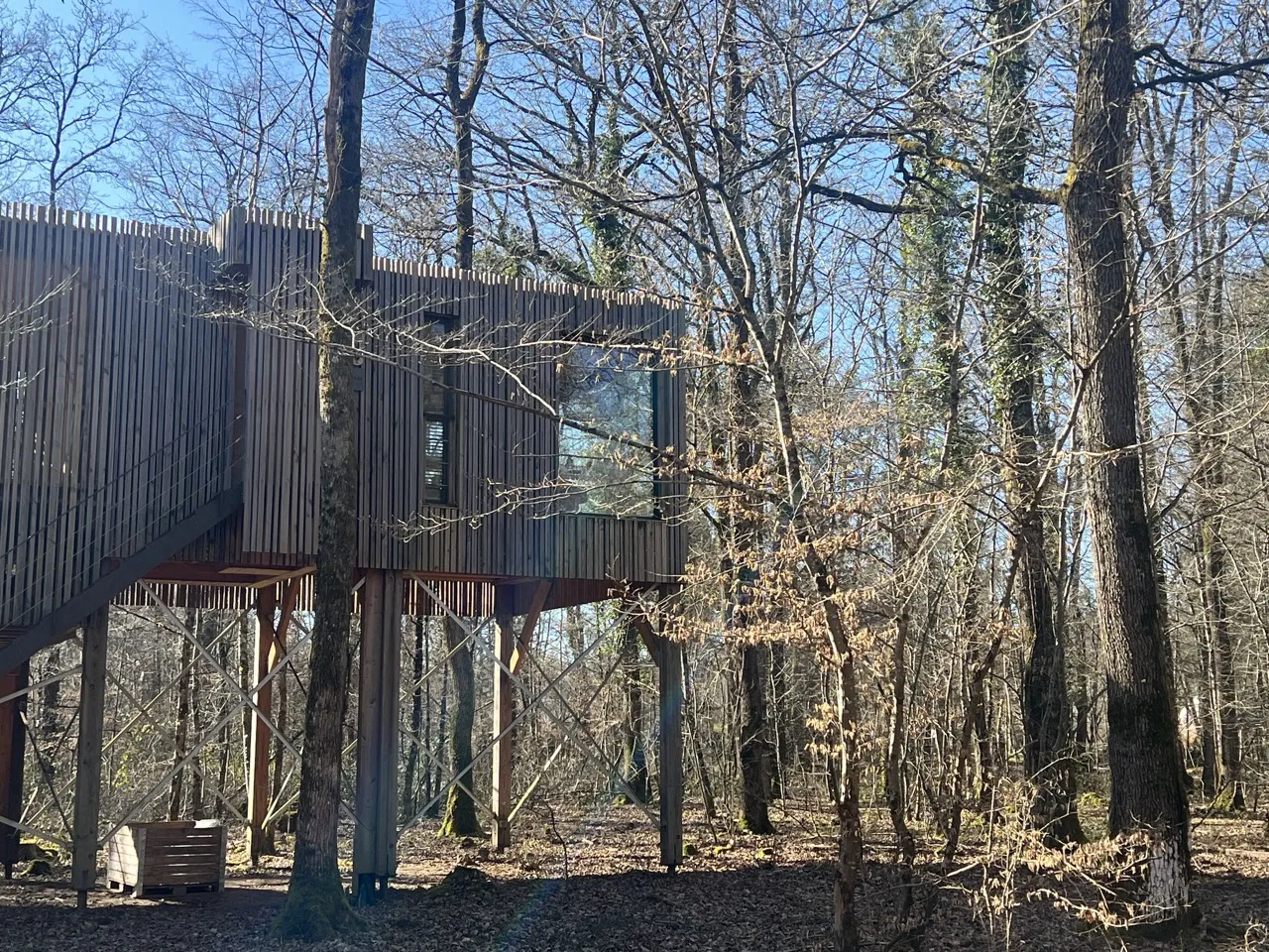 Suite Racimes, cabane sur pilotis à Esvres