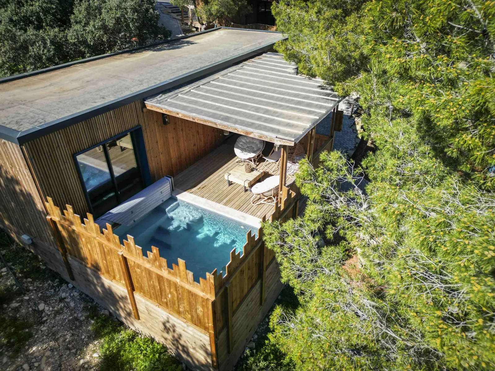 Villa XXL Safari, cabane sur pilotis à Calvisson